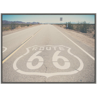 Sylvie Route 66 Framed Canvas by Laura Evans