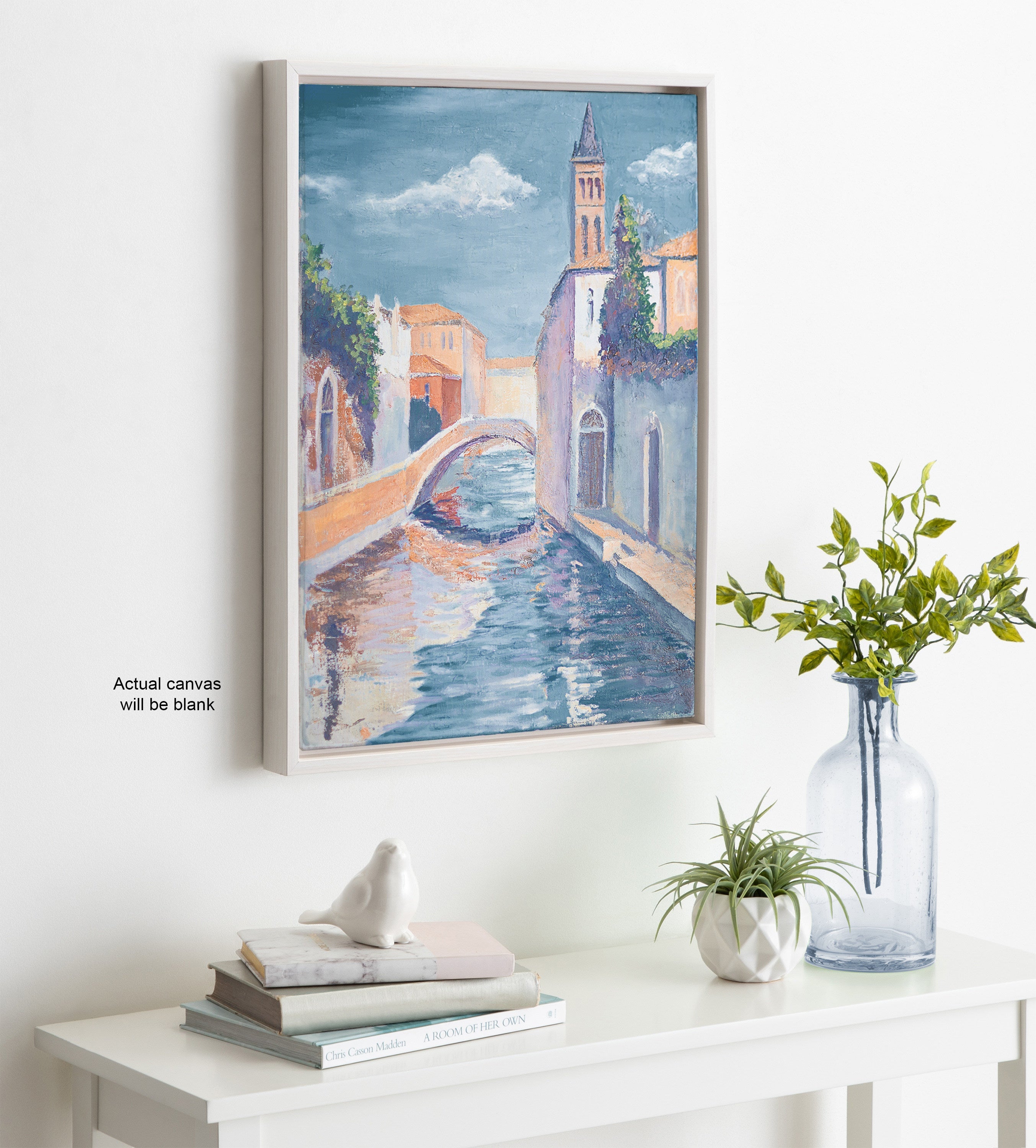 Sylvie Blank Framed Canvas 18x24
