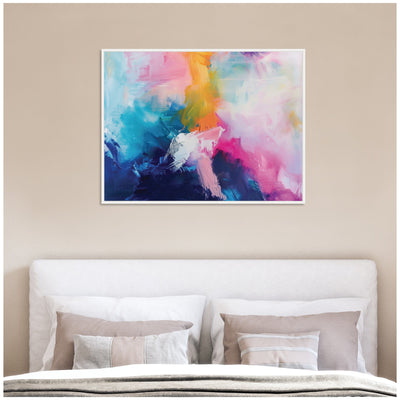 Sylvie Bright Abstract I Framed Canvas by Amy Lighthall