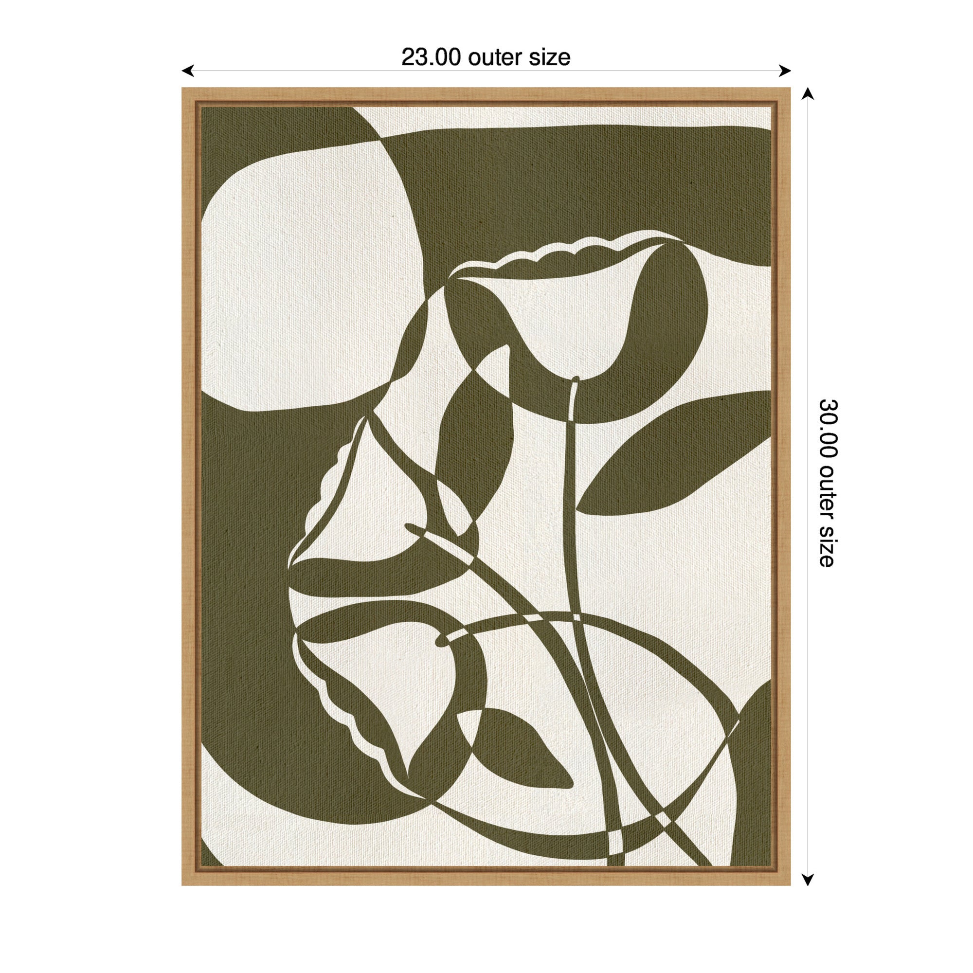 Sylvie Bound by Beauty 9 Framed Canvas by Shatha Al Dafai