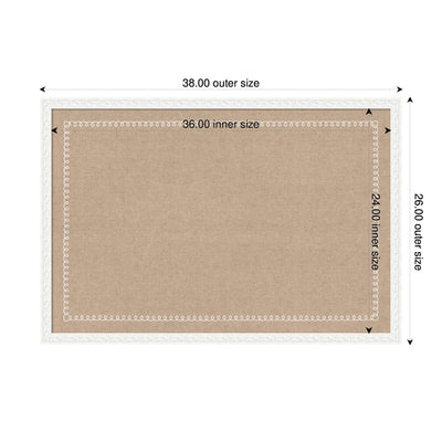 Pinboard White Scalloped Edge