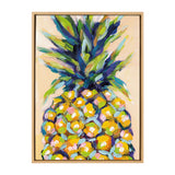 Sylvie Pineapple Study No 2 Framed Canvas by Rachel Christopoulos