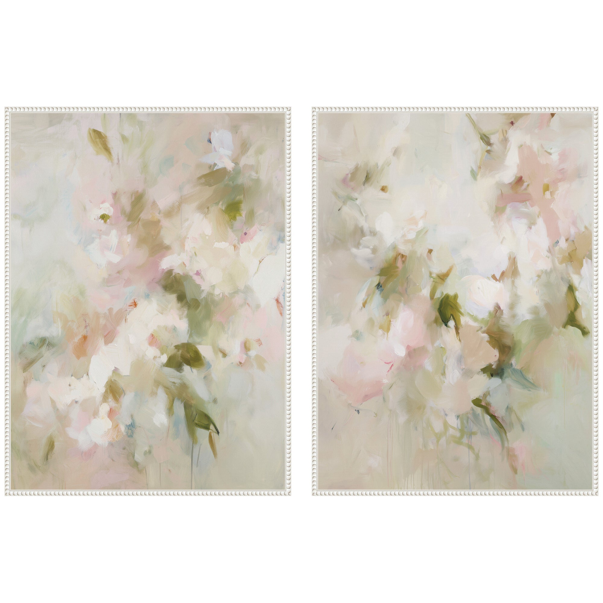 Bloom No.
1 & No.
2 2 Piece Framed Canvas Wall Art Set by Amy Lighthall