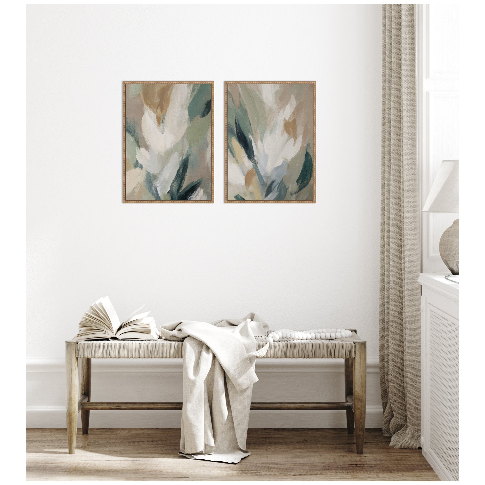 Plant Form No.
1 & No.
2 2 Piece Framed Canvas Wall Art Set by Amy Lighthall
