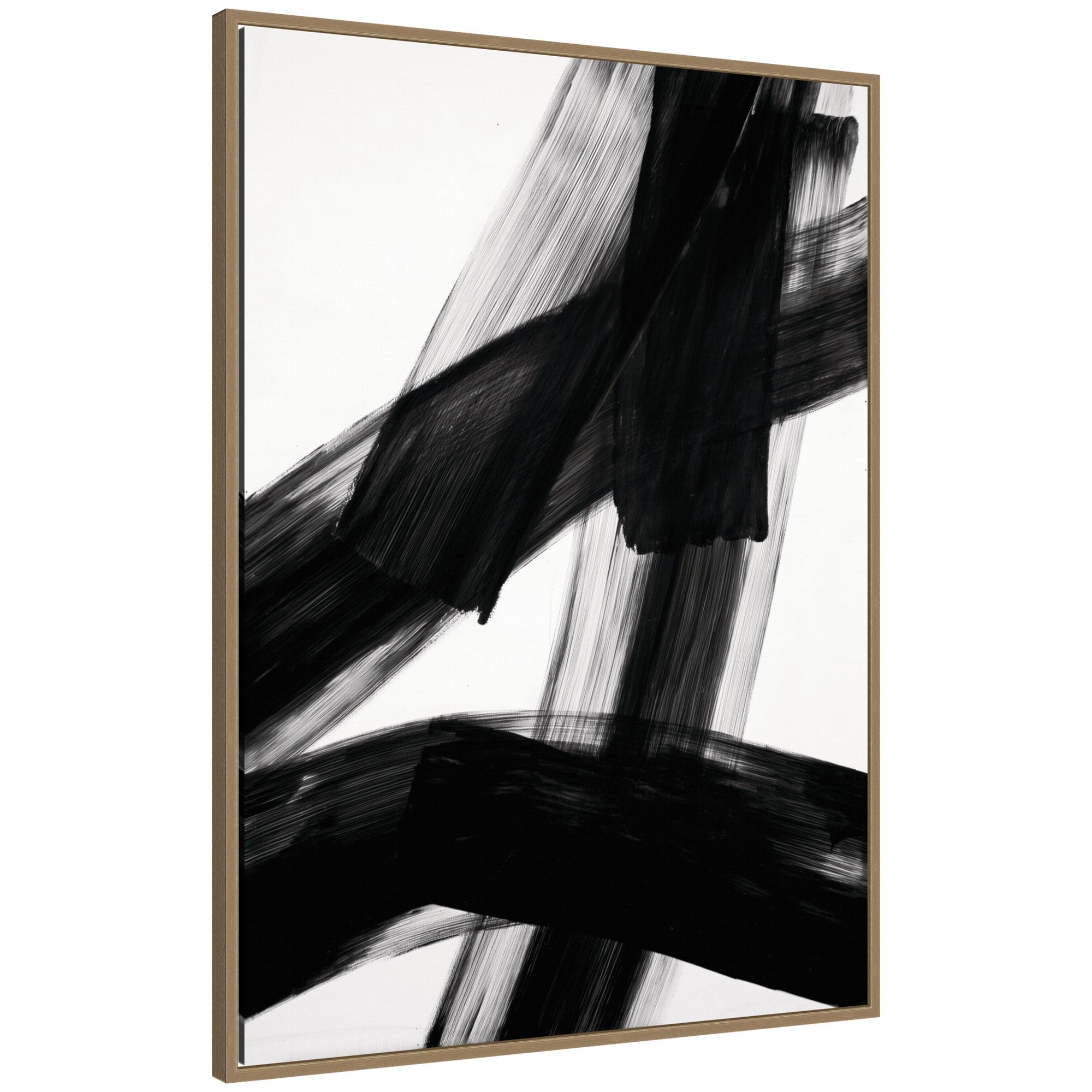 Black Mark No.
3 by Amy Lighthall Framed Canvas Wall Art Print