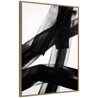Black Mark No.
3 by Amy Lighthall Framed Canvas Wall Art Print
