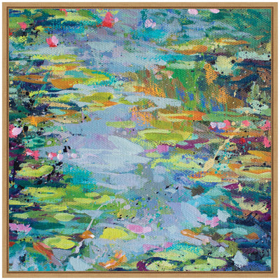 Sylvie Waterlilies at Giverny Framed Canvas by Rachel Christopoulos