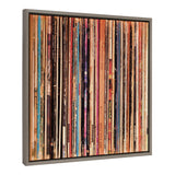 Sylvie Records Framed Canvas by Robert Cadloff of Bomobob by kateandlaurel - product image 16 for Resin Society