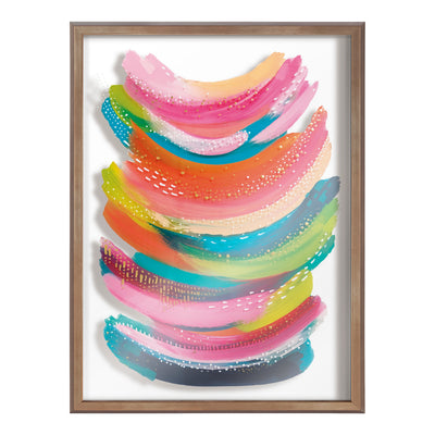 Blake Bright Abstract Framed Printed Art by Jessi Raulet of Ettavee
