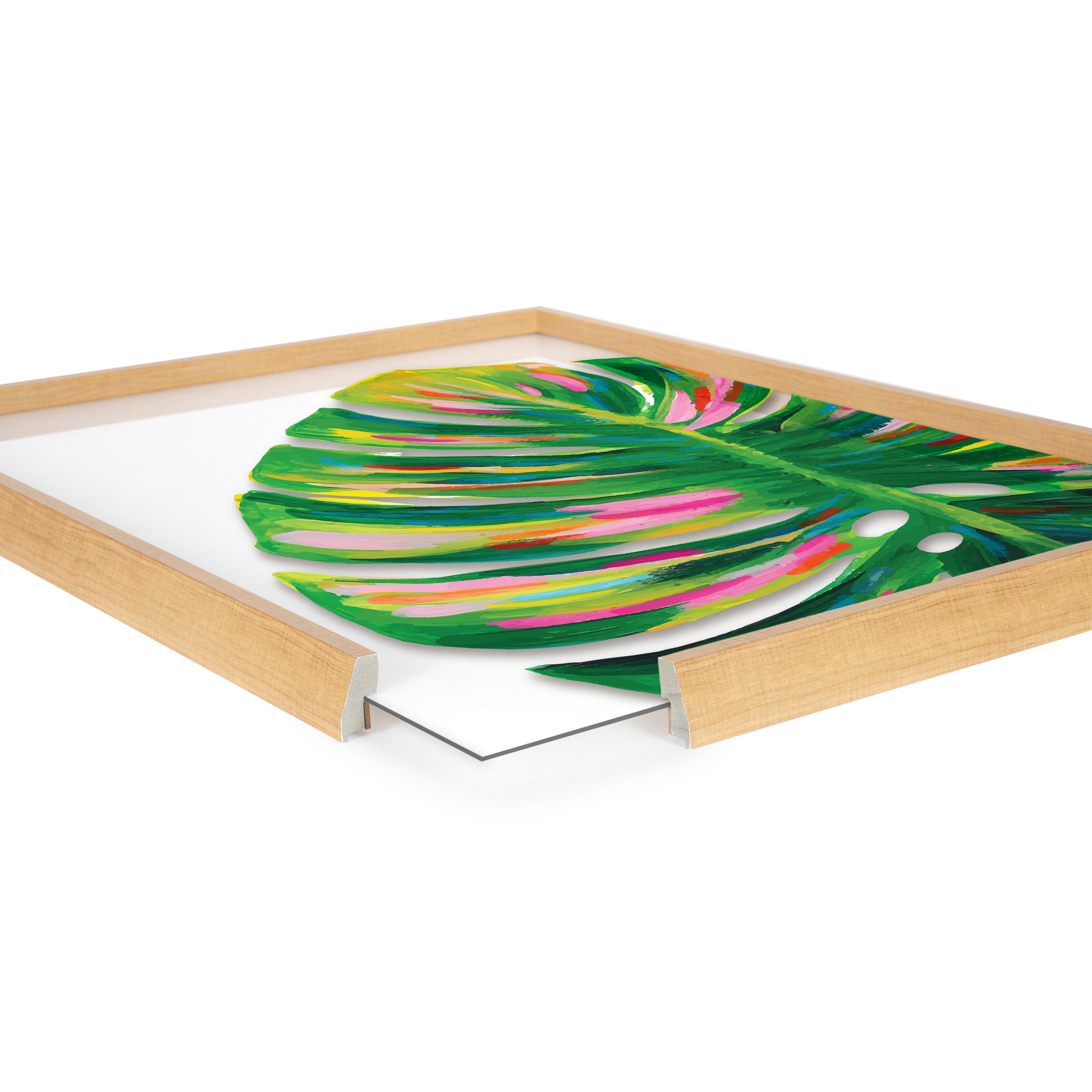 Blake Monstera Framed Printed Art