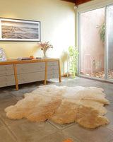 8-Pelt Irregular Area Rug by Homelosophy