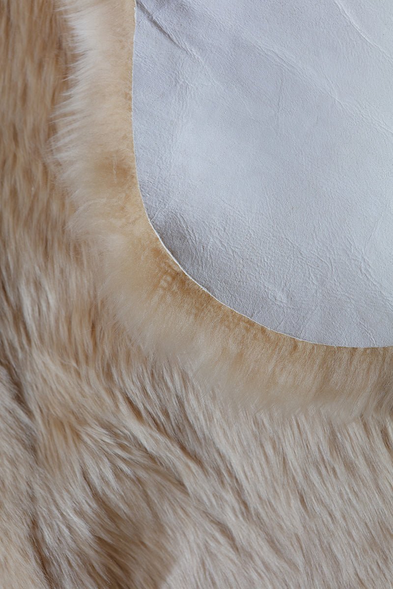 8-Pelt Irregular Area Rug by Homelosophy