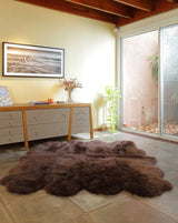 8-Pelt Irregular Area Rug by Homelosophy