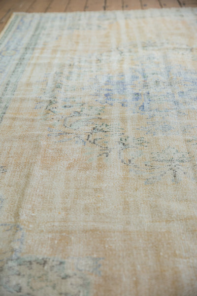6x9.5 Vintage Distressed Oushak Carpet