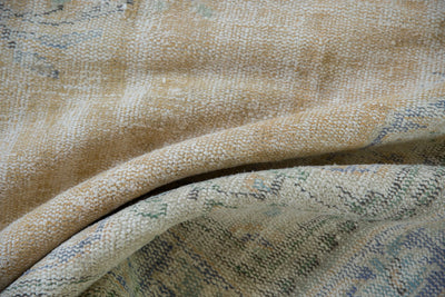 6x9.5 Vintage Distressed Oushak Carpet