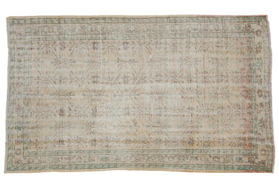 5.5x9 Vintage Distressed Oushak Carpet