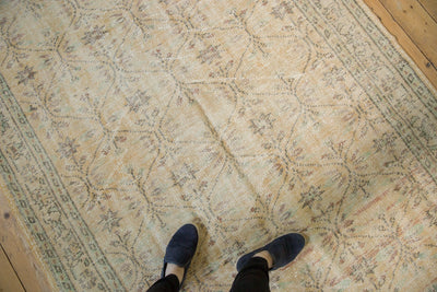 5.5x9 Vintage Distressed Oushak Carpet