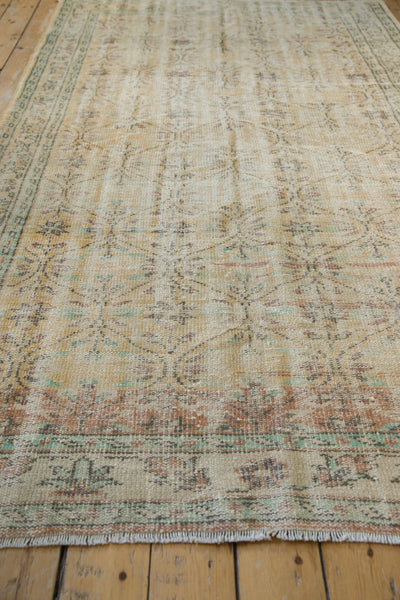 5.5x9 Vintage Distressed Oushak Carpet