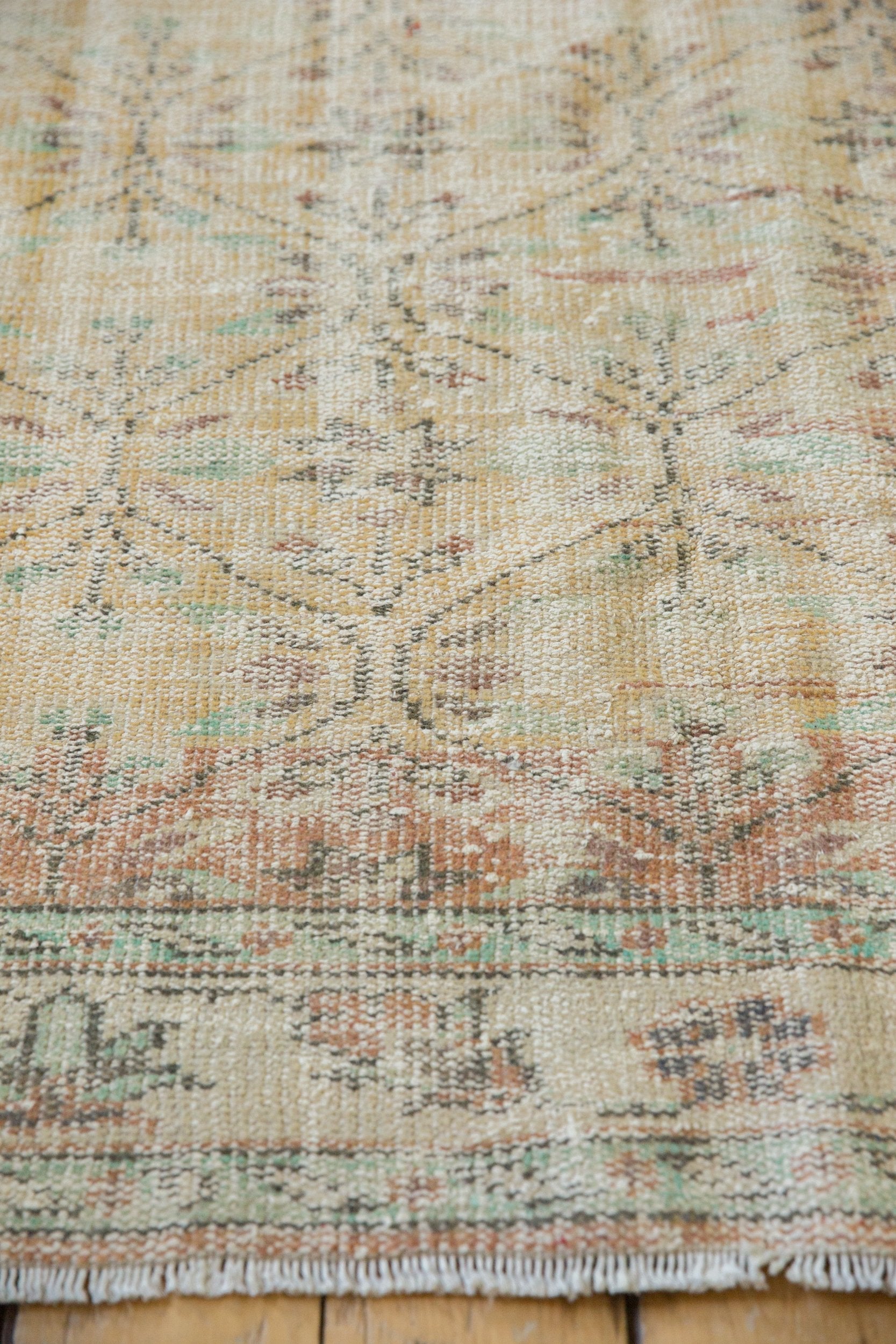 5.5x9 Vintage Distressed Oushak Carpet