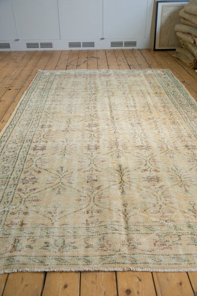 5.5x9 Vintage Distressed Oushak Carpet