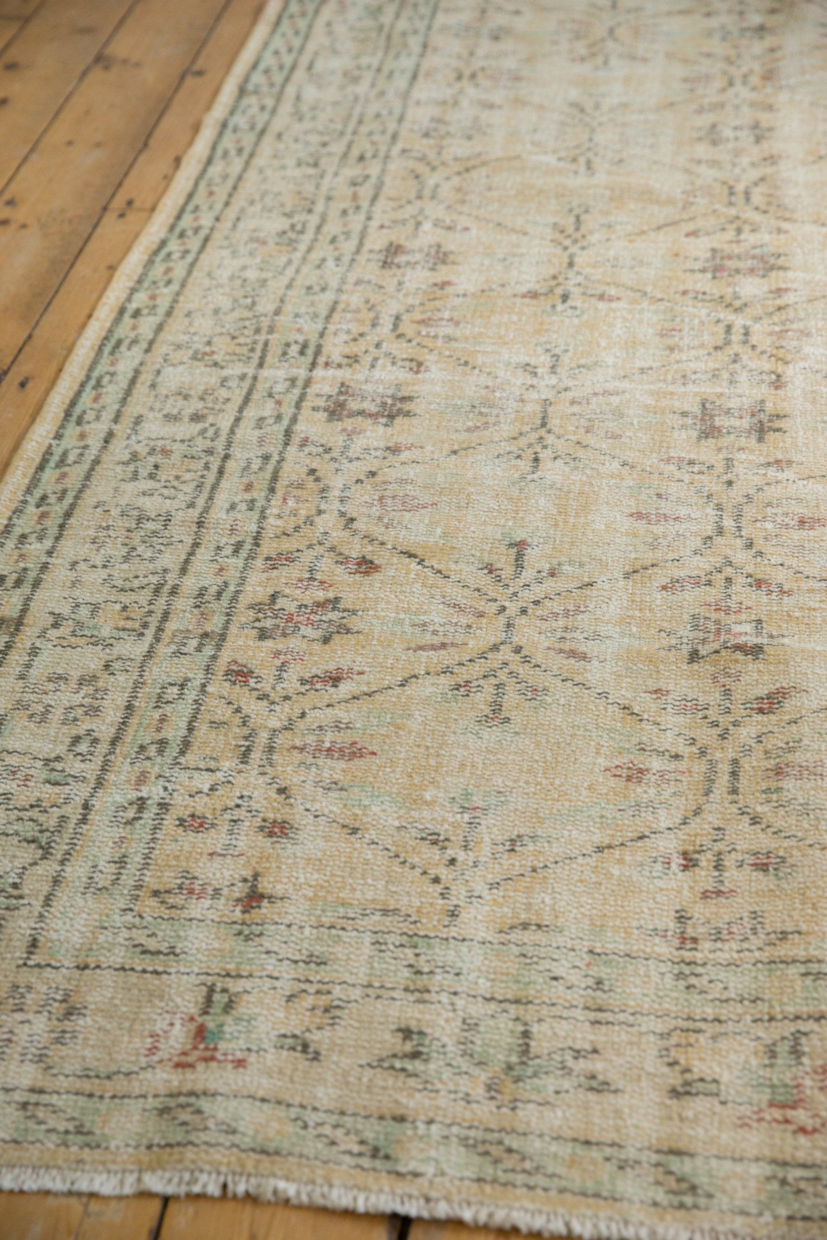 5.5x9 Vintage Distressed Oushak Carpet