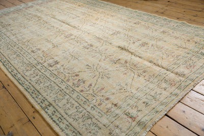 5.5x9 Vintage Distressed Oushak Carpet