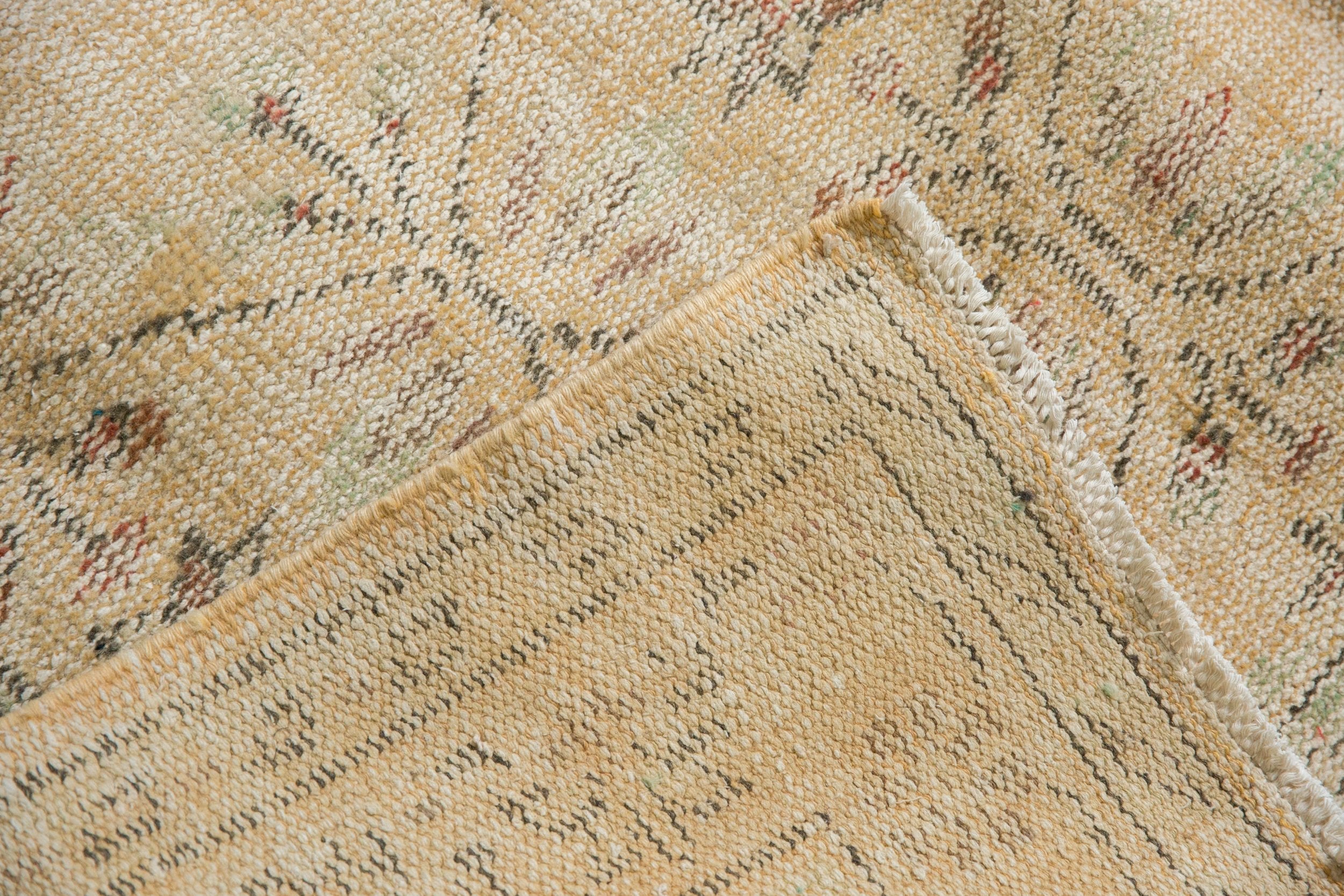 5.5x9 Vintage Distressed Oushak Carpet