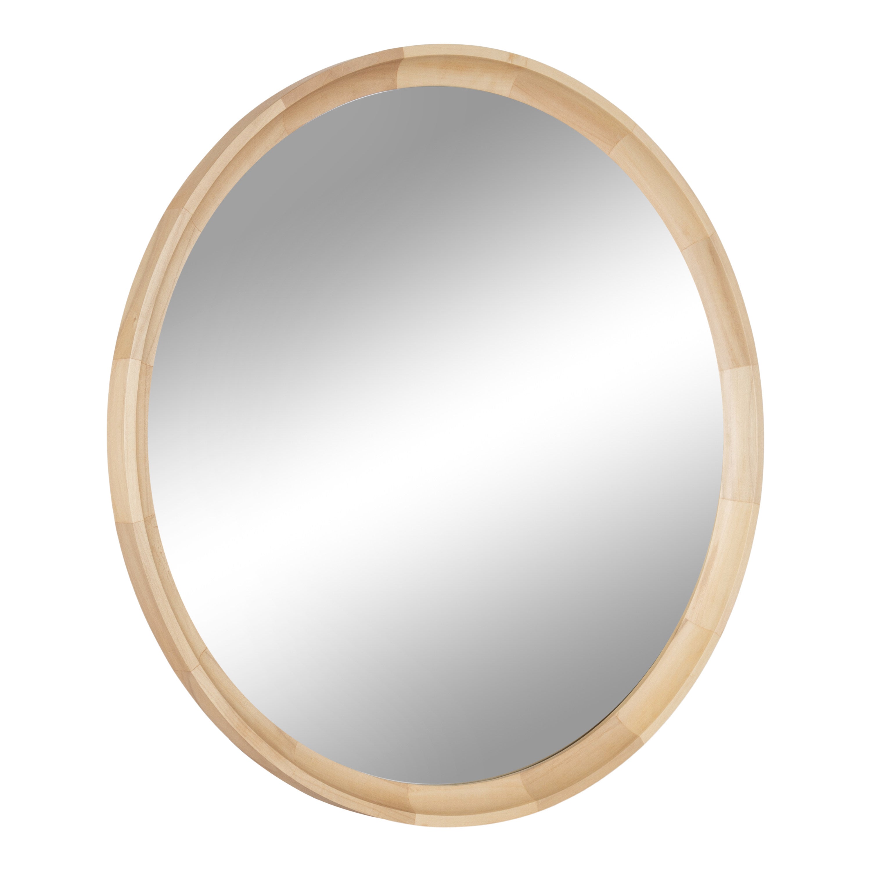 Hatherleigh Round Wood Wall Mirror