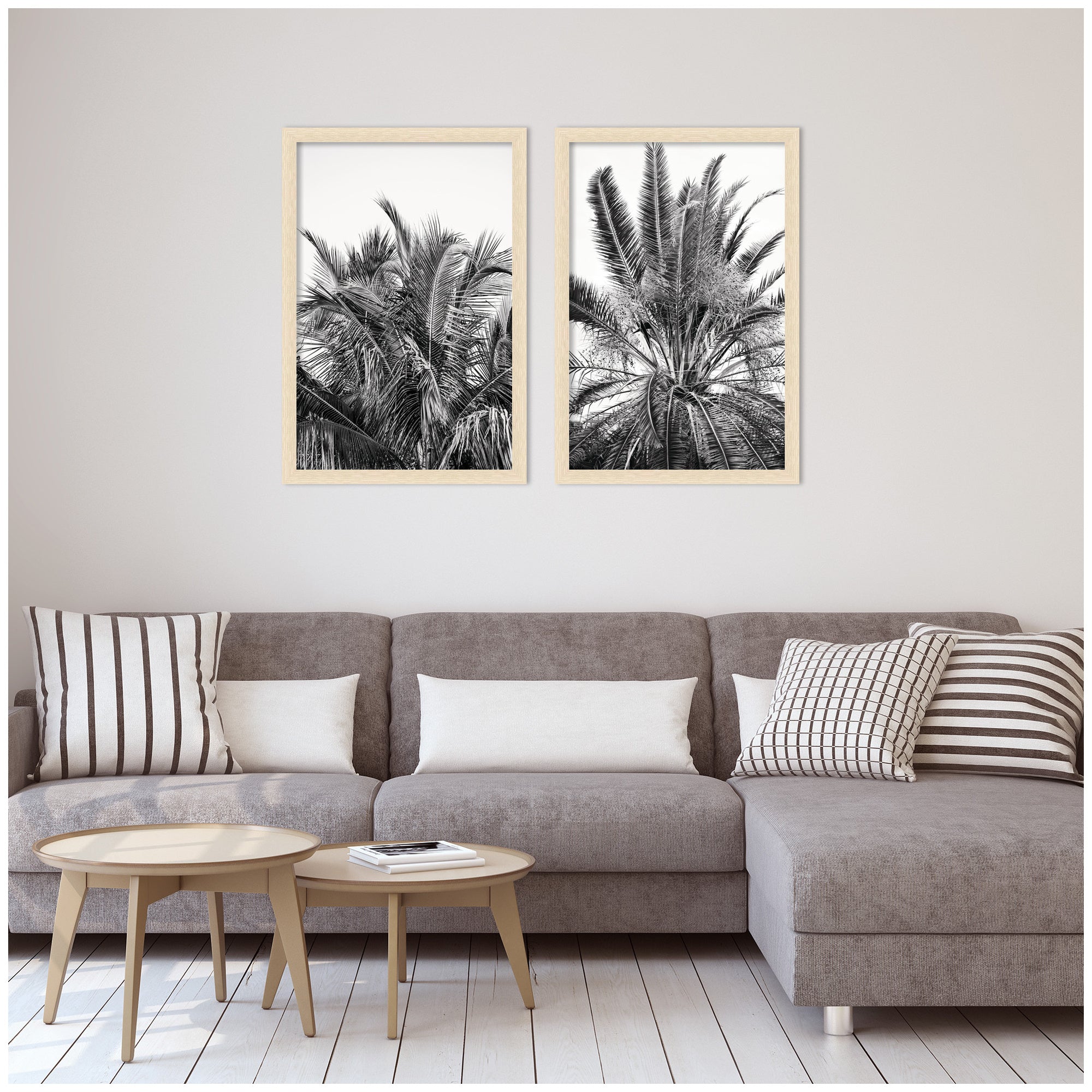 Palm No.
13 & 15 2 Piece Framed Wall Art Print Set by Alicia Bock