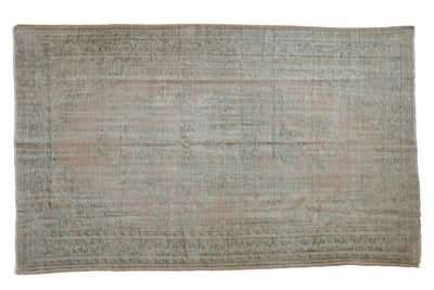 6x9.5 Vintage Distressed Oushak Carpet
