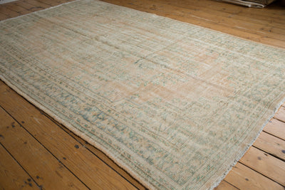 6x9.5 Vintage Distressed Oushak Carpet