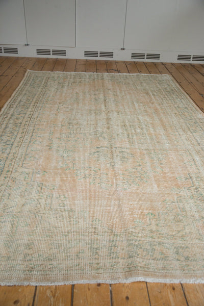 6x9.5 Vintage Distressed Oushak Carpet