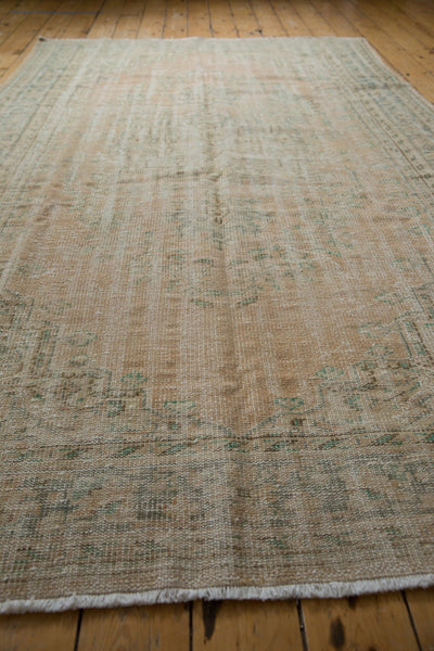 6x9.5 Vintage Distressed Oushak Carpet