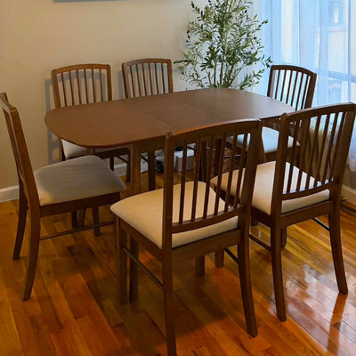 ACTU Extendable Dining Table Set for Small Spaces (Seats 4–6) by ACTU FURNITURE - product image 3 for Resin Society