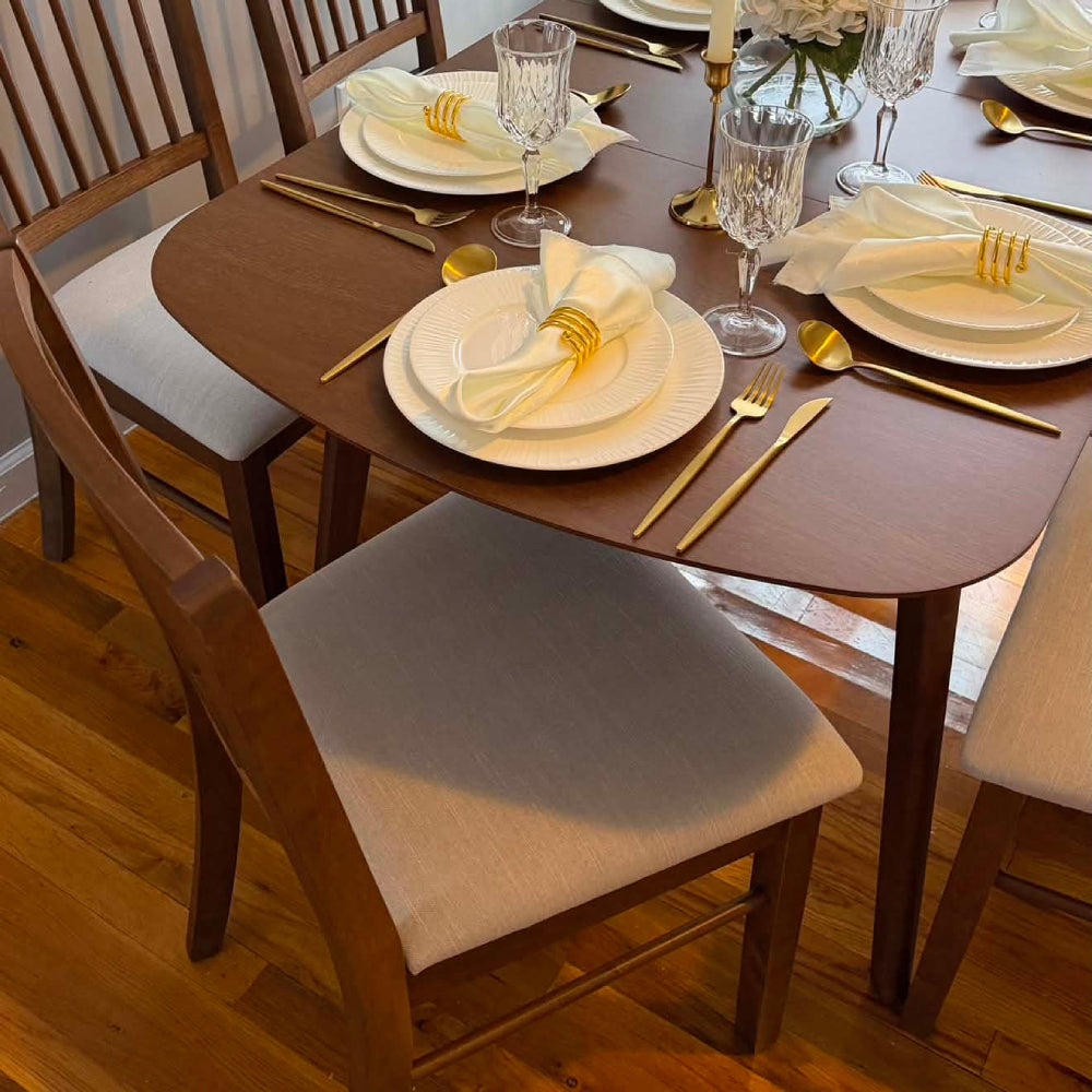 ACTU Extendable Dining Table Set for Small Spaces (Seats 4–6) by ACTU FURNITURE - product image 4 for Resin Society
