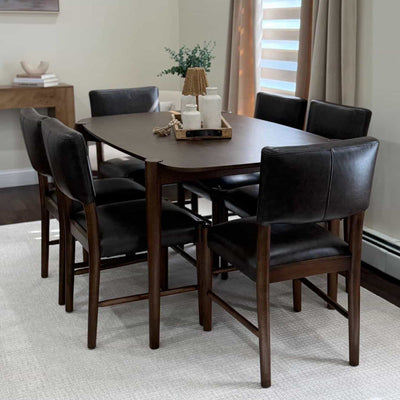 ACTU 58” Mid-Century Modern Dining Table Set for Small Spaces by ACTU FURNITURE - product image 4 for Resin Society