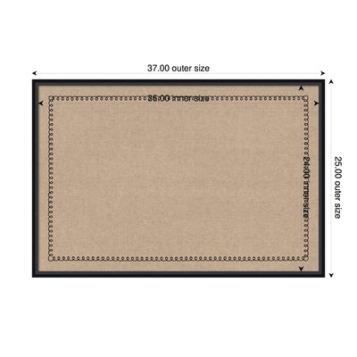 Pinboard Black Scallop Print