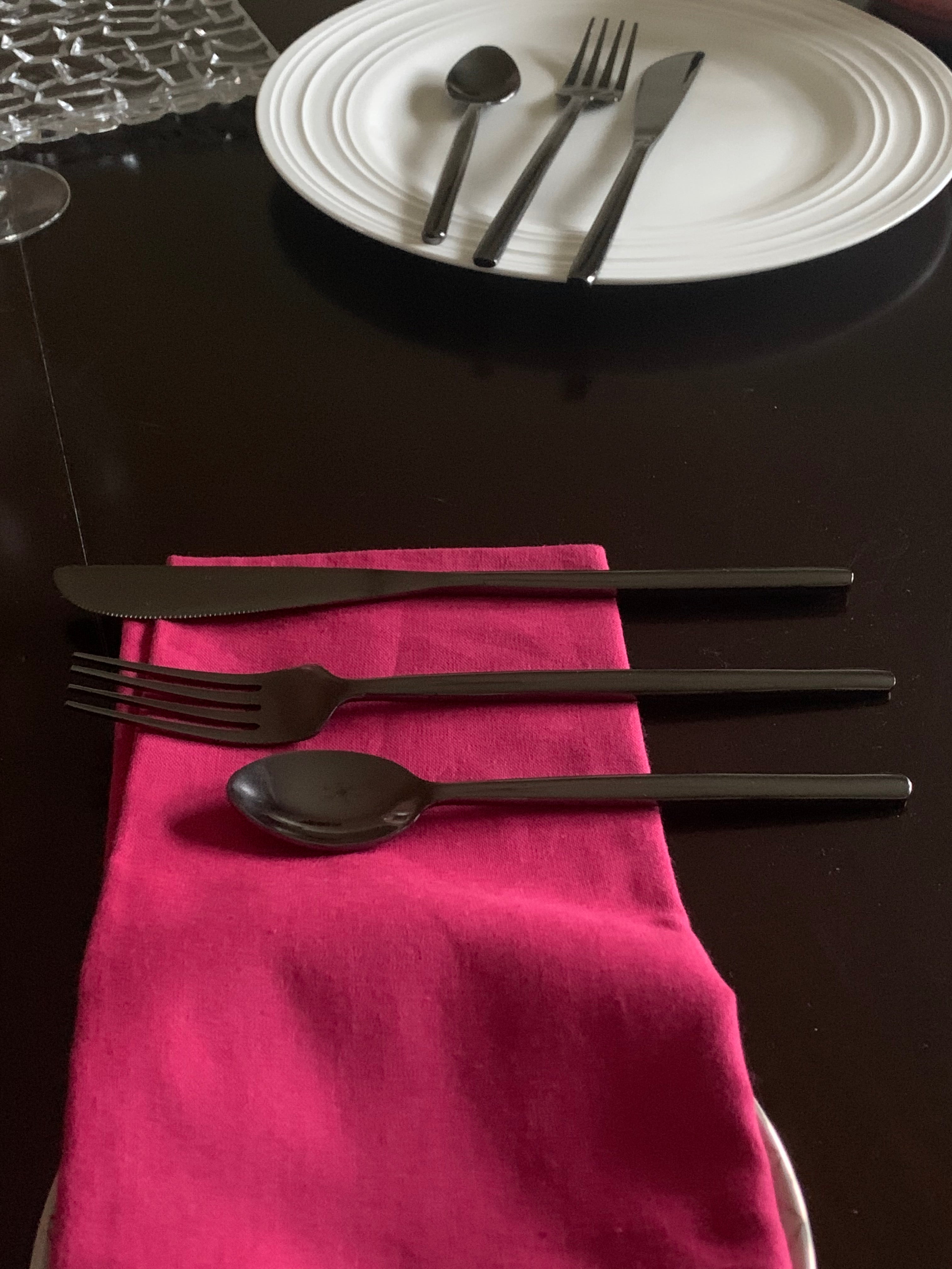 Black Stainless Steel Flatware 36 PC Set-Dinner knives by Vibhsa - product image 6 for Resin Society
