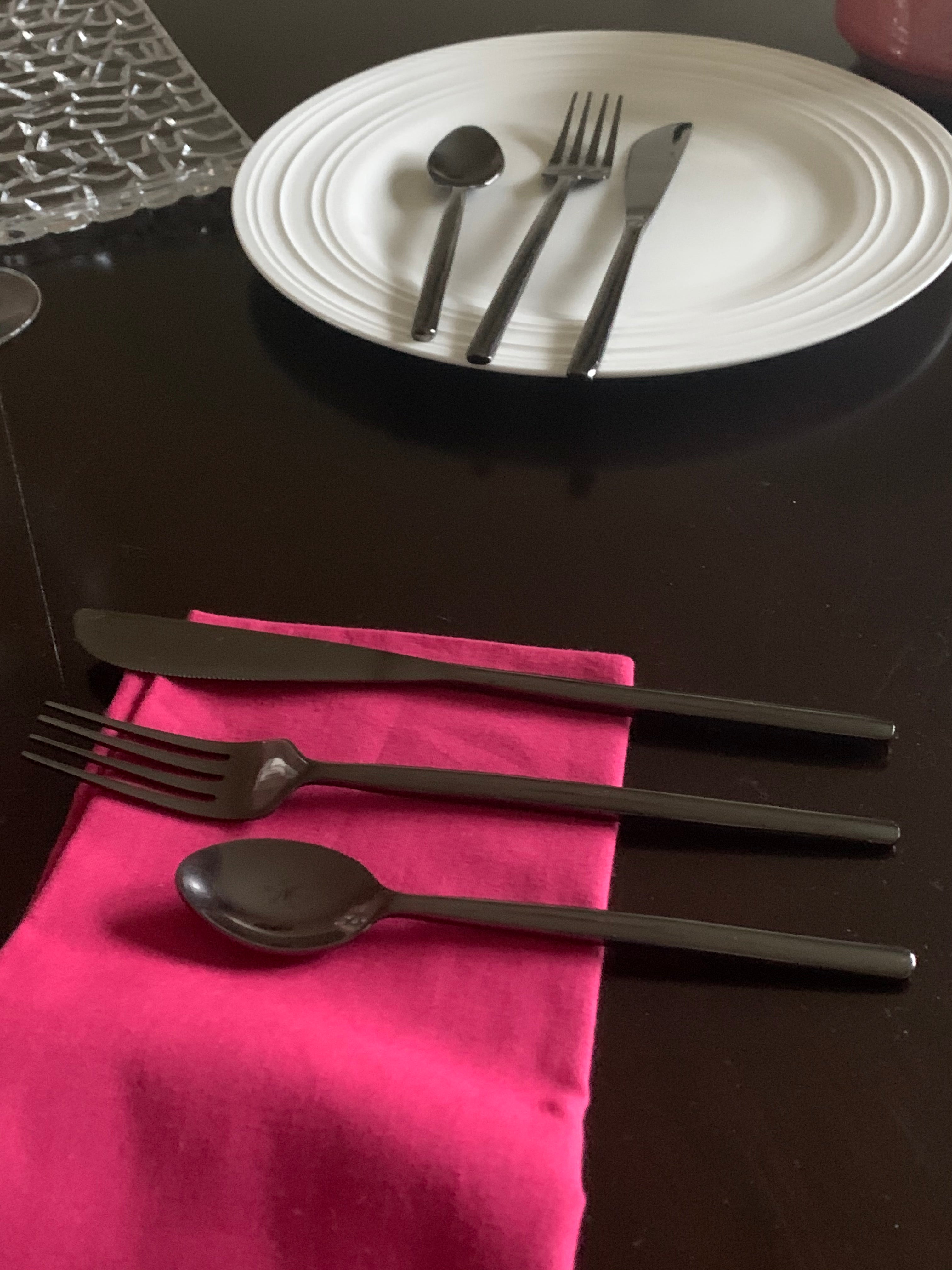 Black Stainless Steel Flatware 36 PC Set-Dinner knives by Vibhsa - product image 8 for Resin Society