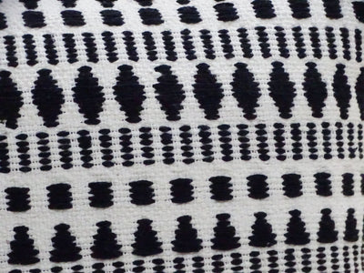 Black 22" X 22" Throw Pillow for Couch with Tassels-Winter