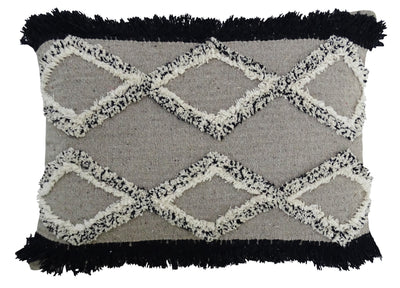 Tufted Decorative Pillow for Living Room 16"x 22"