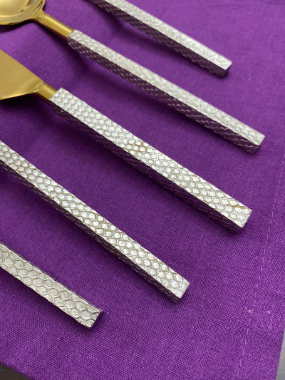 Designer Golden Stainless Steel Flatware Set of 20 PC