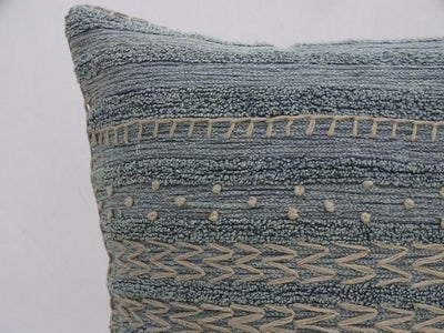 20"X20" Embroidery Throw Pillow for Couch
