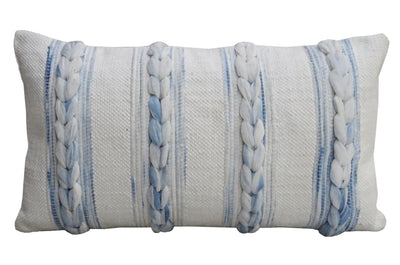 Handwoven 14"X 24" Modern Throw Pillow