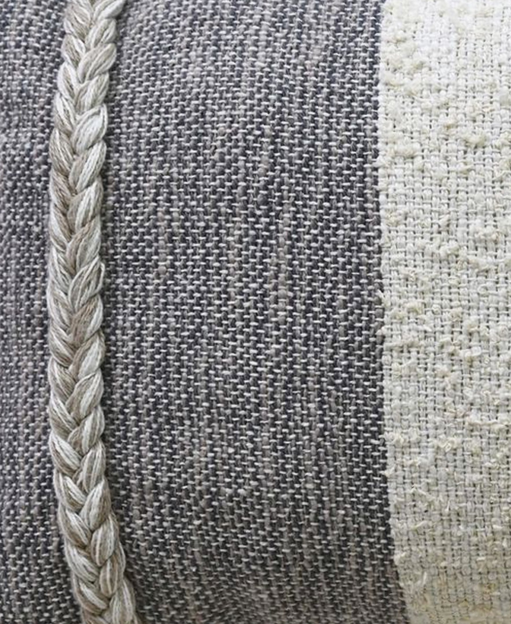 Linden Street Handloom Woven Wooden Textured Decorative Throw Pillow