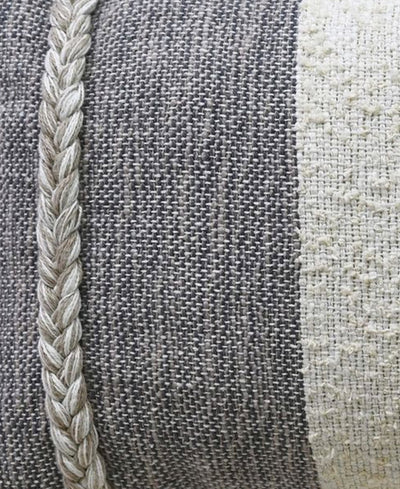 Linden Street Handloom Woven Wooden Textured Decorative Throw Pillow