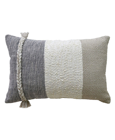Linden Street Handloom Woven Wooden Textured Decorative Throw Pillow