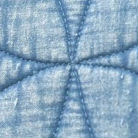 Textured Quilted Pattern Decorative Pillow, 14''X20'' by Vibhsa