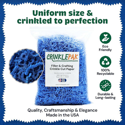 10 LB Blue Crinkle Paper by CrinklePak - product image 7 for Resin Society