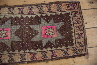 1.5x3 Vintage Distressed Oushak Rug Mat